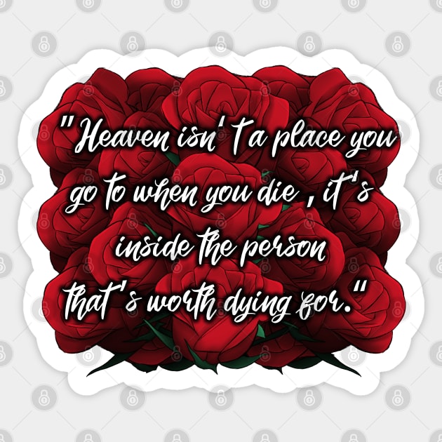 Haunting Adeline Book Quote Haunting Adeline Sticker TeePublic